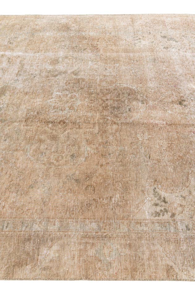 Detail image of 6' 1 x 8' 5 Hand Knotted Ultra Vintage Persian Wool Rug