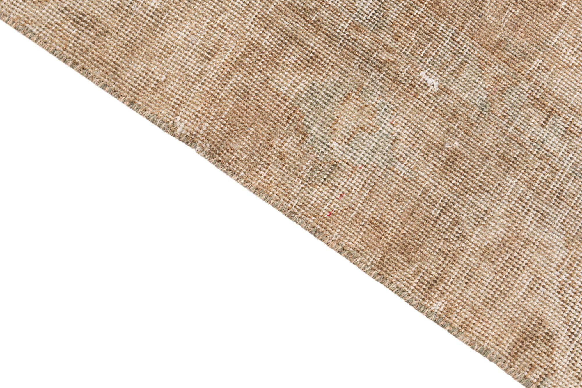 6' 1 x 8' 5 Hand Knotted Ultra Vintage Persian Wool Rug