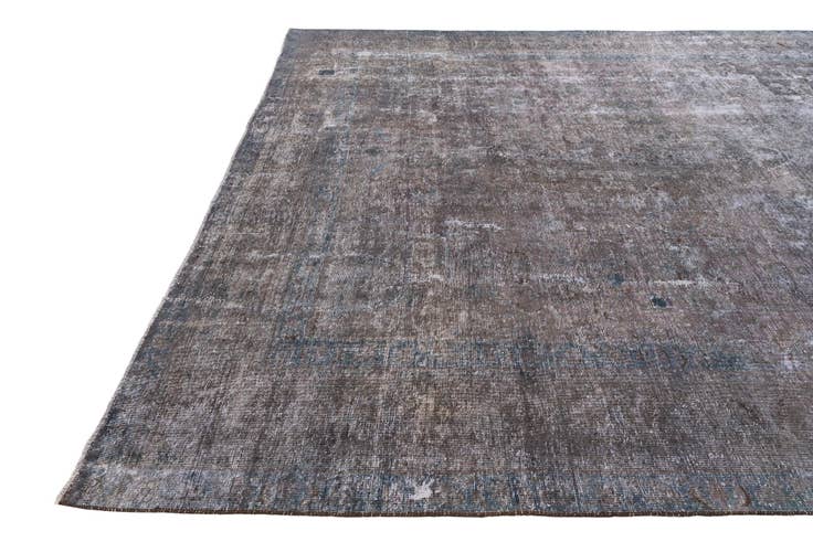 Detail image of 9' 6 x 11' 3 Hand Knotted Ultra Vintage Persian Wool Rug