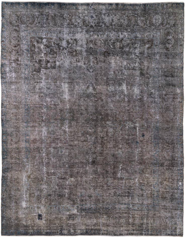 Detail image of 9' 6 x 11' 3 Hand Knotted Ultra Vintage Persian Wool Rug