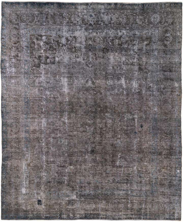 9' 6 x 11' 3 Hand Knotted Ultra Vintage Persian Wool Rug