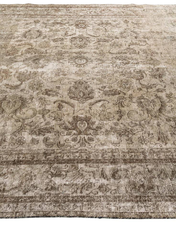 Detail image of 10' 1 x 12' 6  Hand Knotted Ultra Vintage Persian Wool Rug