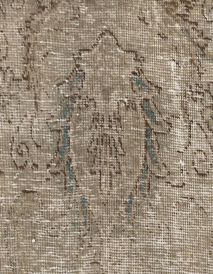 Detail image of 10' 1 x 12' 6  Hand Knotted Ultra Vintage Persian Wool Rug