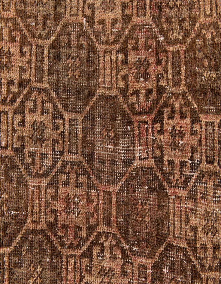 Detail image of 2' 9 x 4' 9  Hand Knotted Ultra Vintage Persian Wool Rug