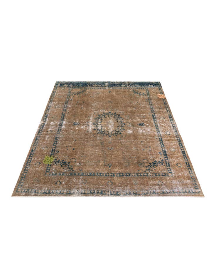 Detail image of 9' 9 x 11' 9 Hand Knotted Ultra Vintage Persian Wool Rug