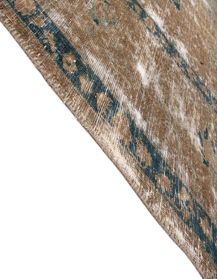 Detail image of 9' 9 x 11' 9  Hand Knotted Ultra Vintage Persian Wool Rug