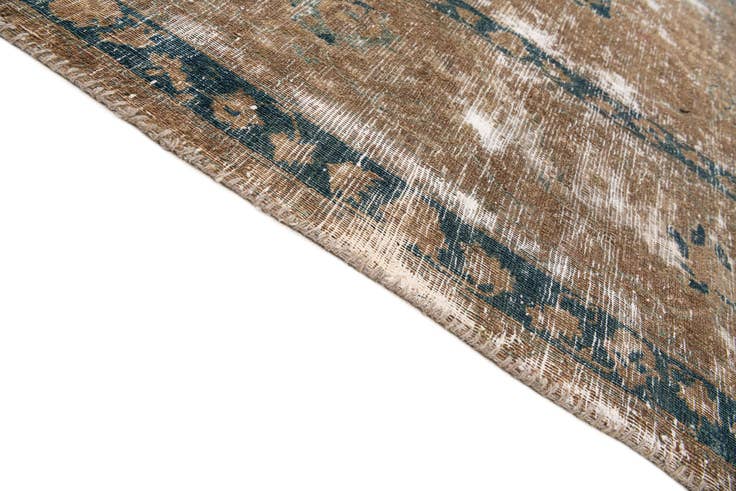 Detail image of 9' 9 x 11' 9 Hand Knotted Ultra Vintage Persian Wool Rug