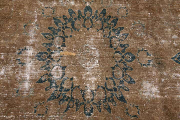 9' 9 x 11' 9 Hand Knotted Ultra Vintage Persian Wool Rug