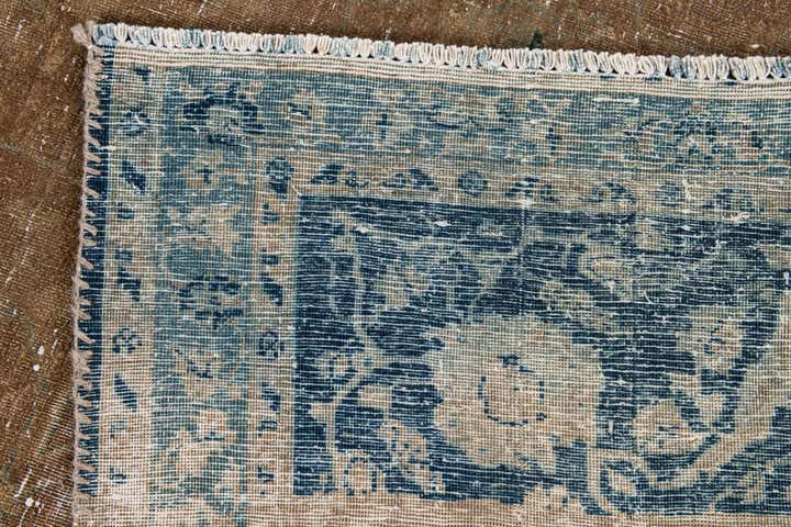 9' 9 x 11' 9 Hand Knotted Ultra Vintage Persian Wool Rug