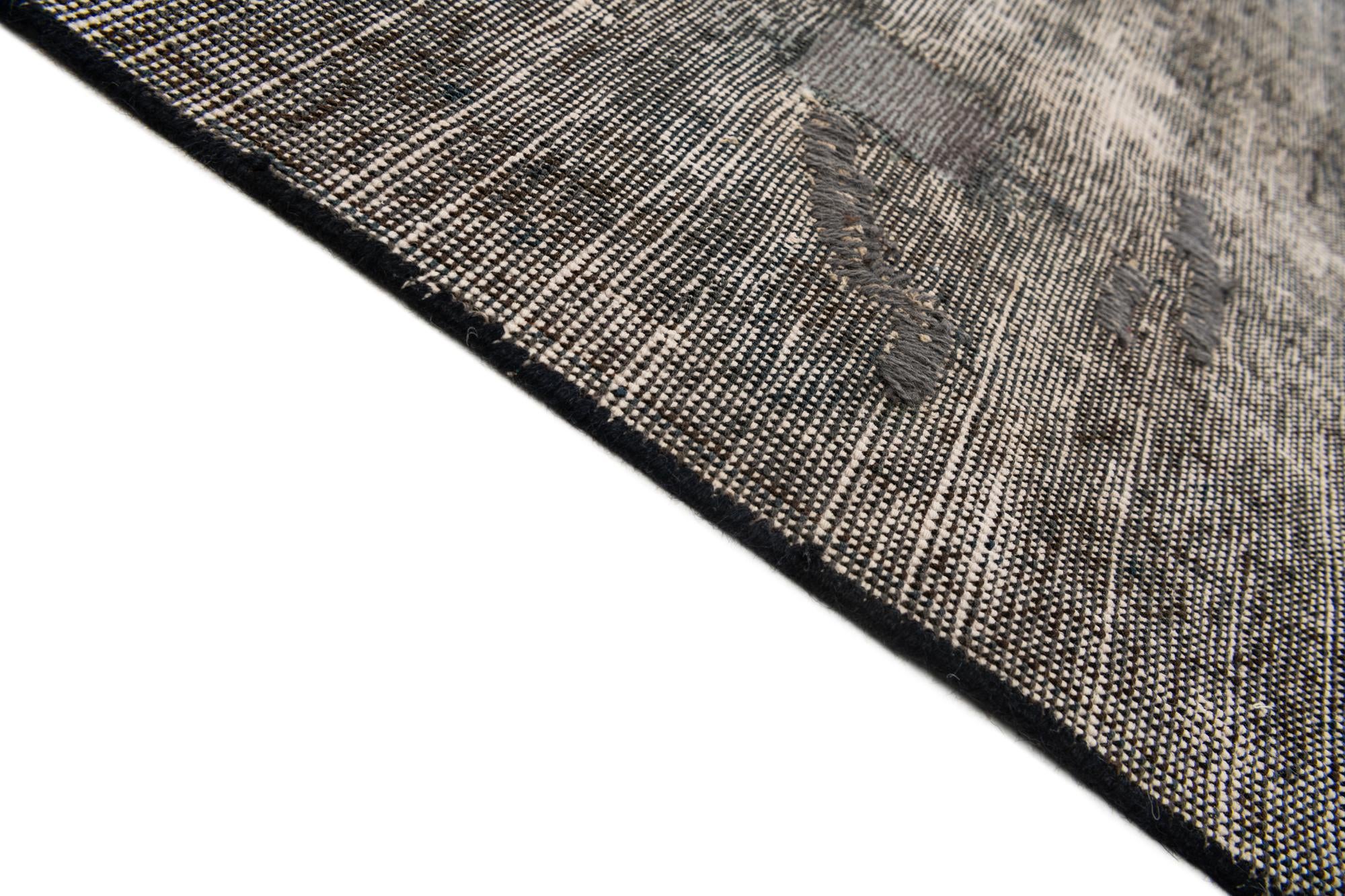 9' 6 x 13' 1 Hand Knotted Ultra Vintage Persian Wool Rug