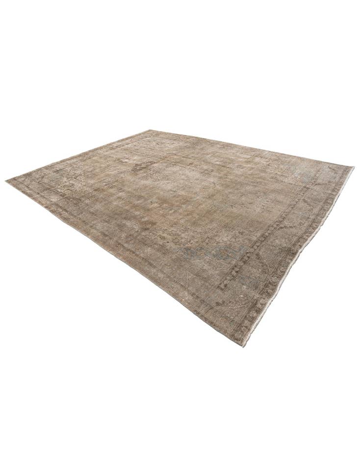 Detail image of 9' 4 x 12' 1 Hand Knotted Ultra Vintage Persian Wool Rug