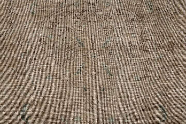 9' 4 x 12' 1 Hand Knotted Ultra Vintage Persian Wool Rug