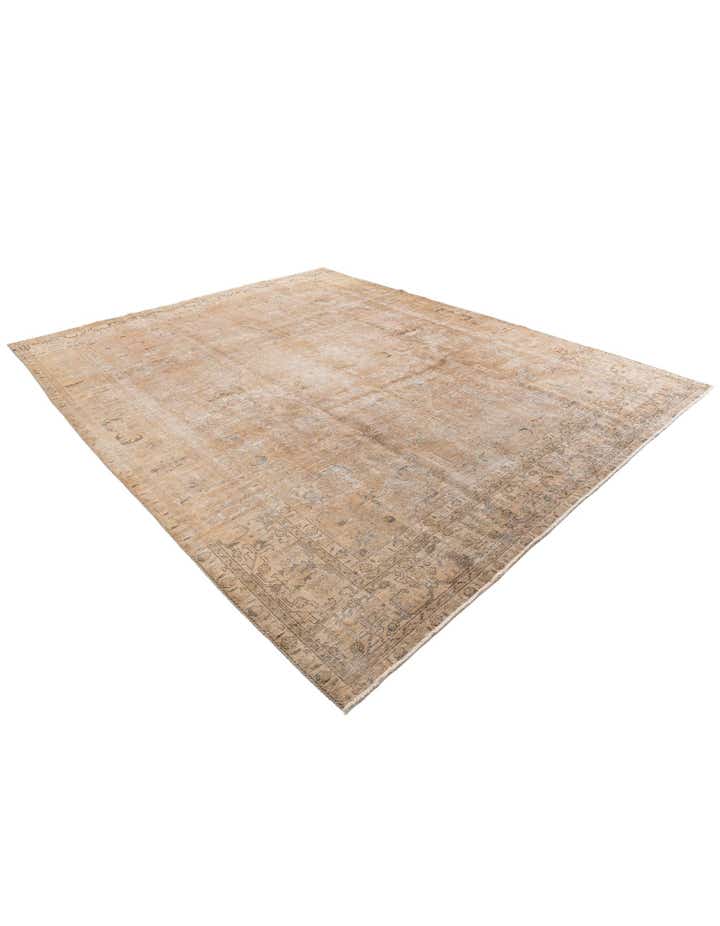 10' x 12' 7 Hand Knotted Ultra Vintage Persian Wool Rug