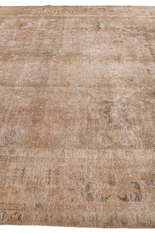 Detail image of 10' x 12' 7 Hand Knotted Ultra Vintage Persian Wool Rug