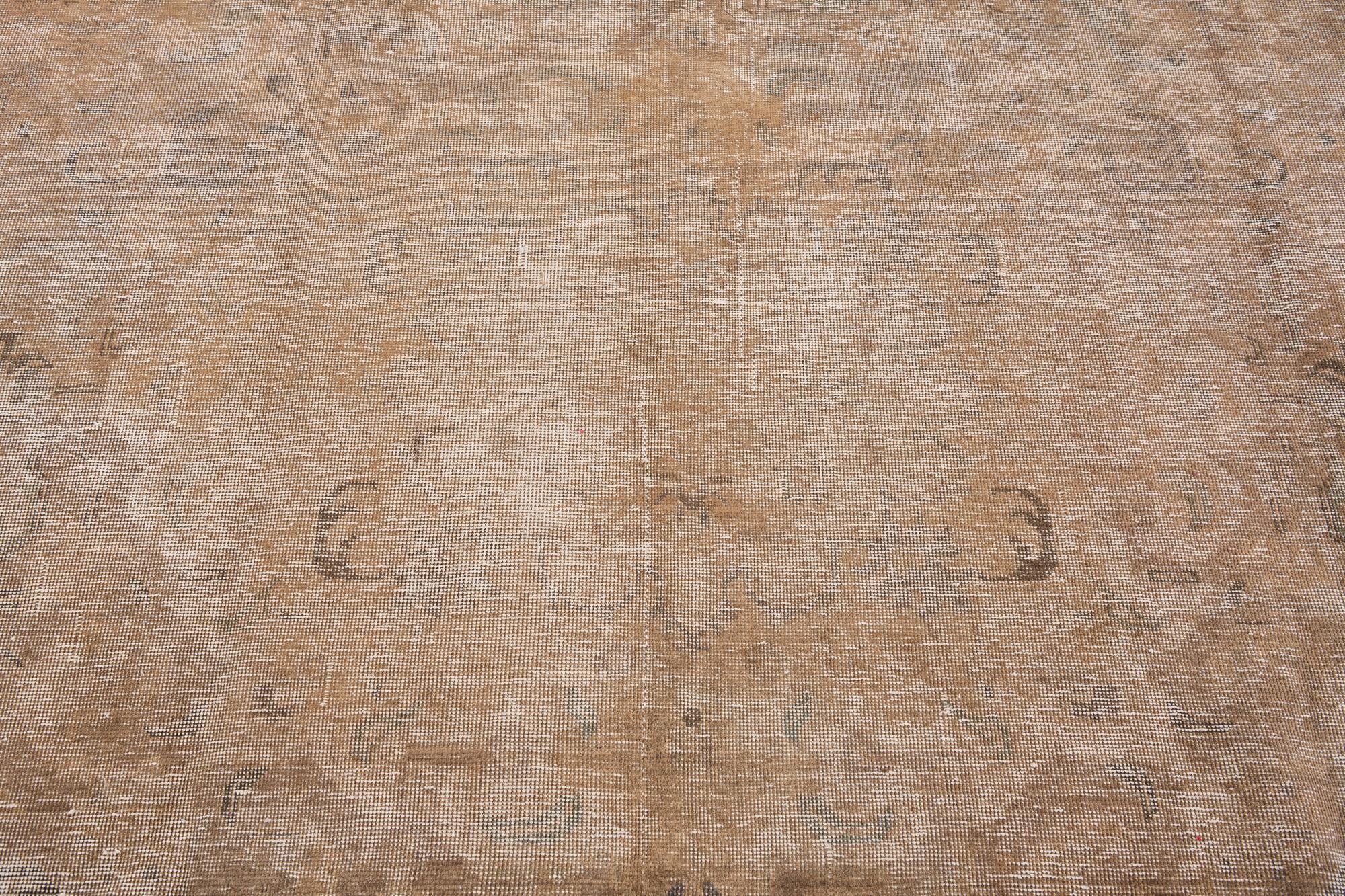 10' x 12' 7 Hand Knotted Ultra Vintage Persian Wool Rug