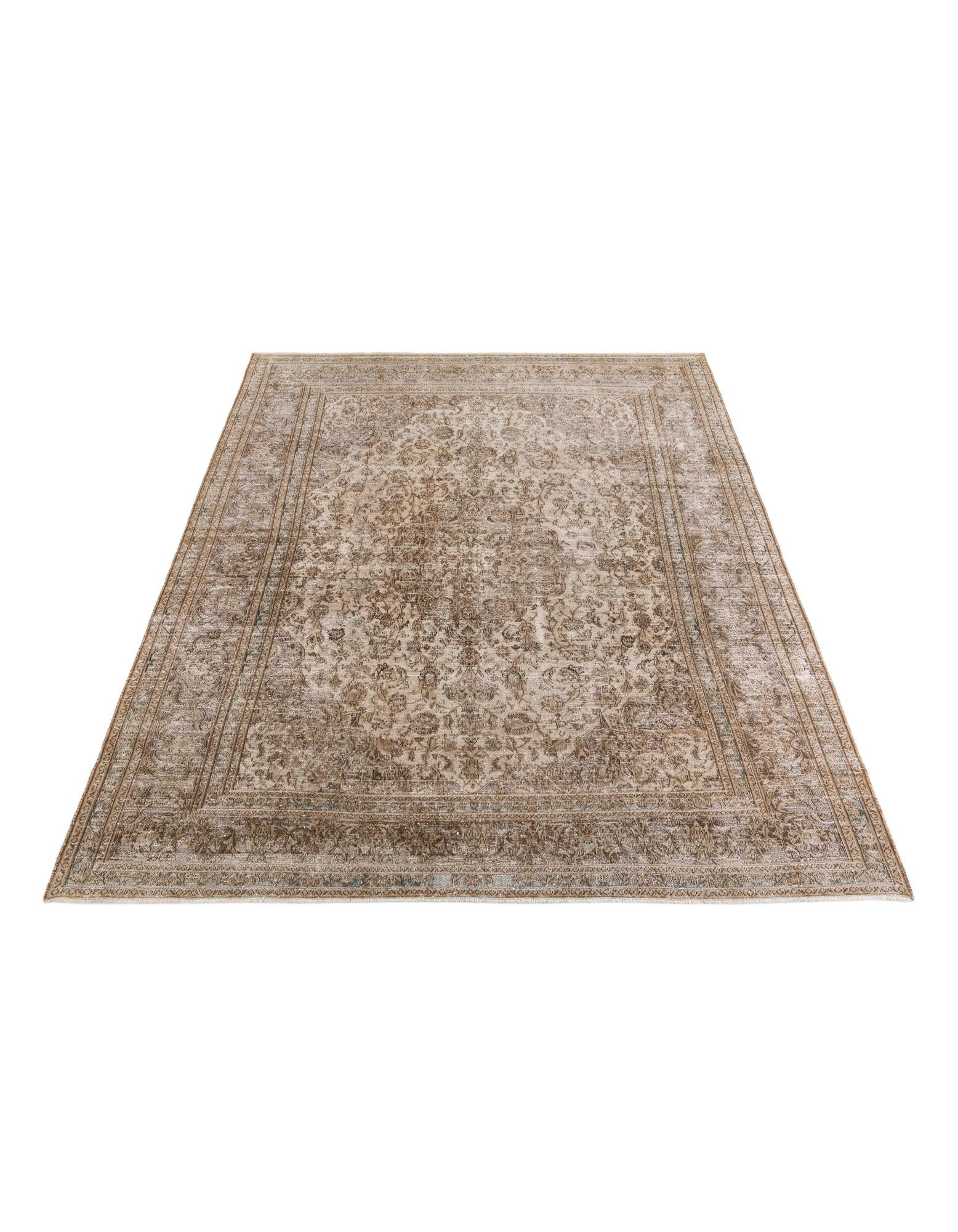 9' 5 x 12' 4 Hand Knotted Ultra Vintage Persian Wool Rug