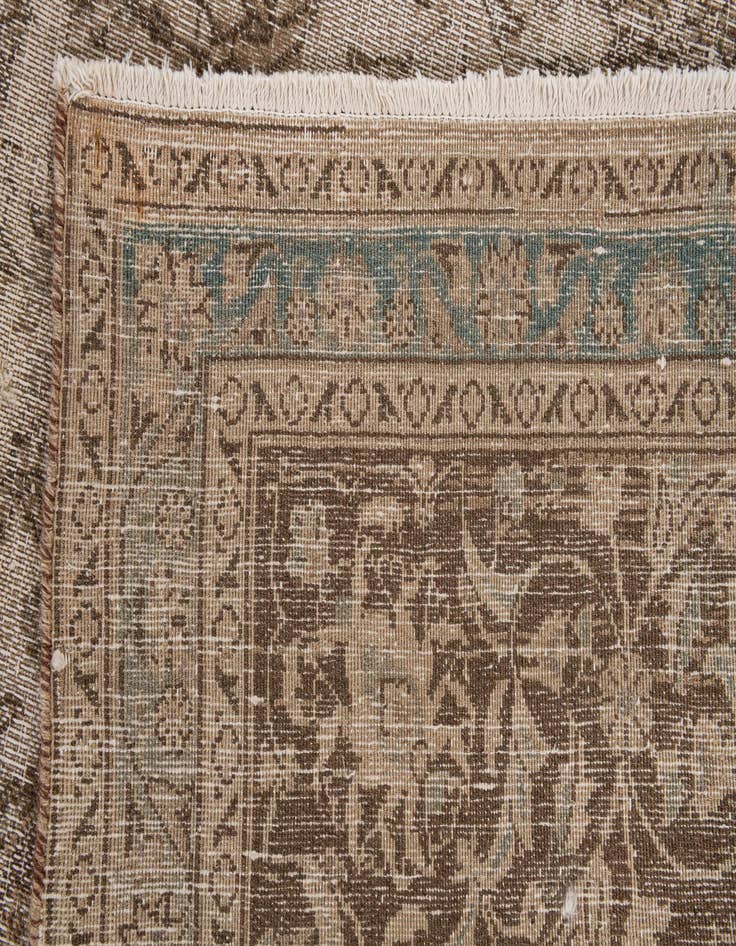 Detail image of 9' 5 x 12' 4  Hand Knotted Ultra Vintage Persian Wool Rug