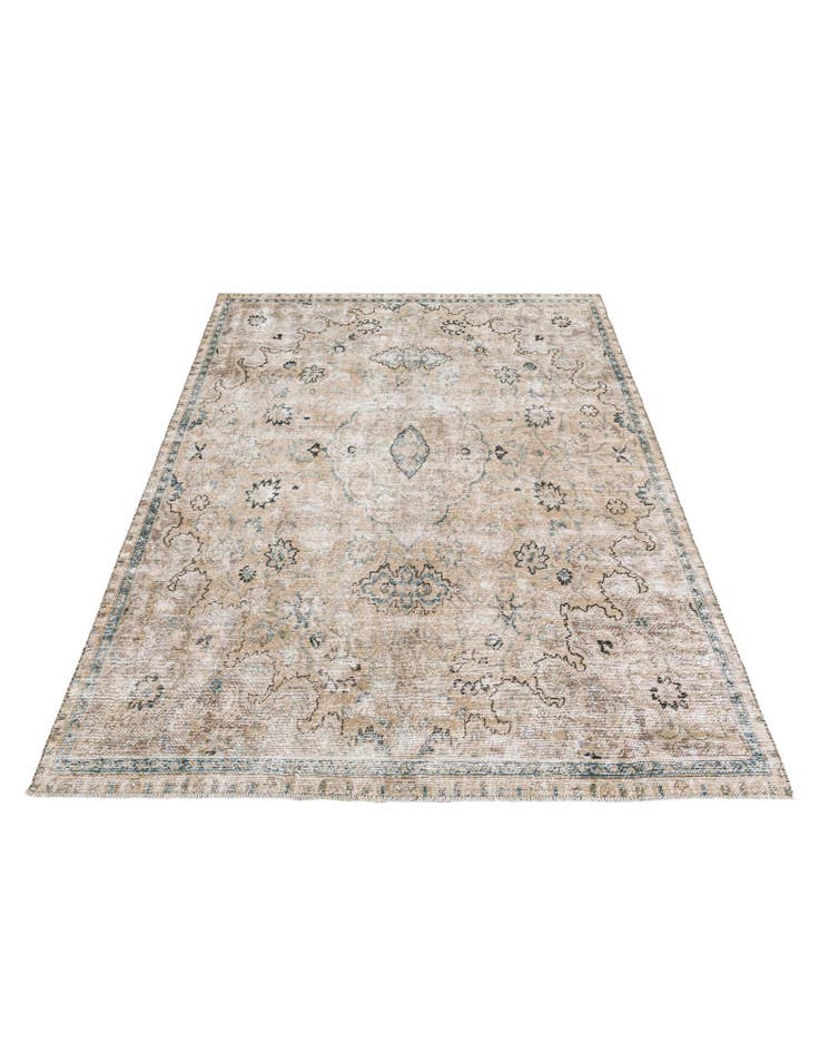 Detail image of 7' x 9' 10 Hand Knotted Ultra Vintage Persian Wool Rug