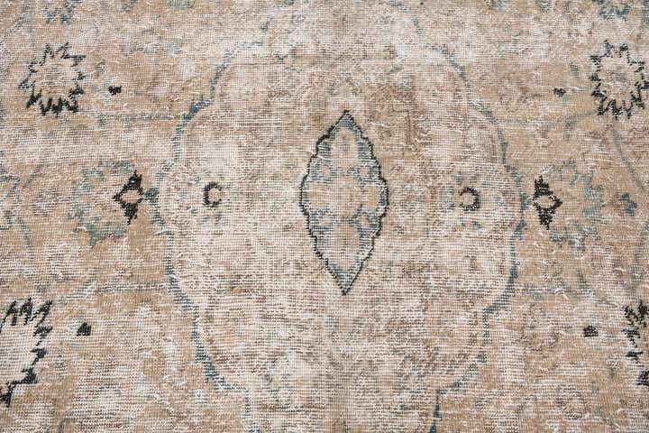 7' x 9' 10 Hand Knotted Ultra Vintage Persian Wool Rug