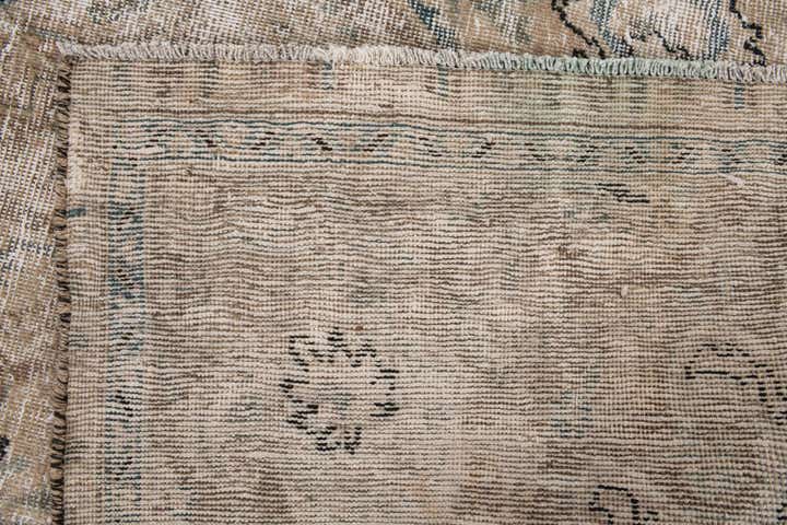 7' x 9' 10 Hand Knotted Ultra Vintage Persian Wool Rug