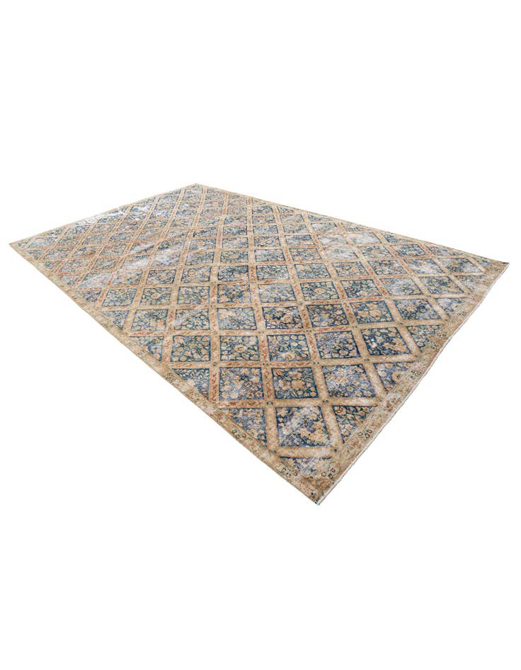 Detail image of 7' 3 x 11' 4 Hand Knotted Ultra Vintage Persian Wool Rug