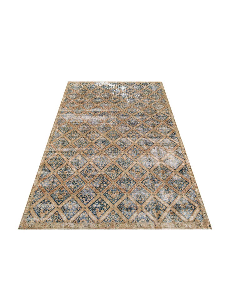 Detail image of 7' 3 x 11' 4 Hand Knotted Ultra Vintage Persian Wool Rug