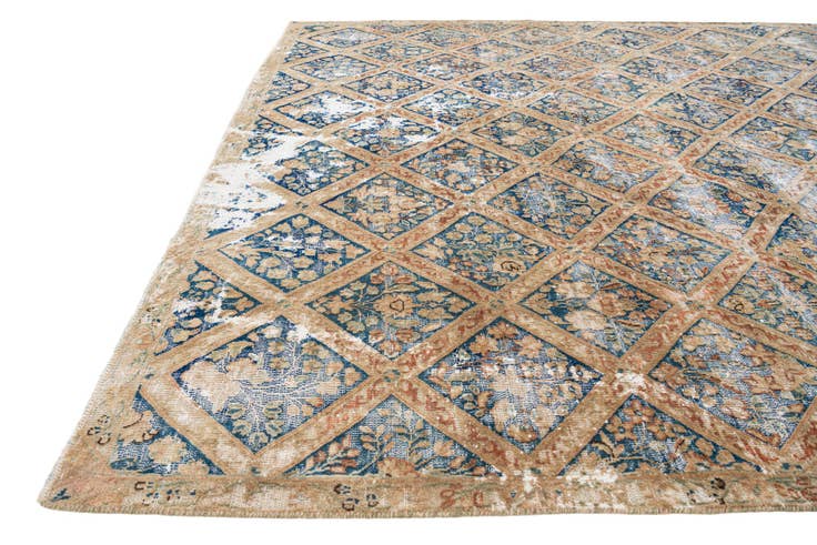 Detail image of 7' 3 x 11' 4 Hand Knotted Ultra Vintage Persian Wool Rug