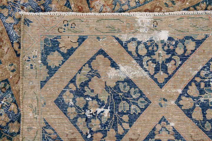 7' 3 x 11' 4 Hand Knotted Ultra Vintage Persian Wool Rug