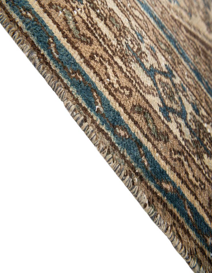 Detail image of 6' 7 x 9' 4  Hand Knotted Ultra Vintage Persian Wool Rug