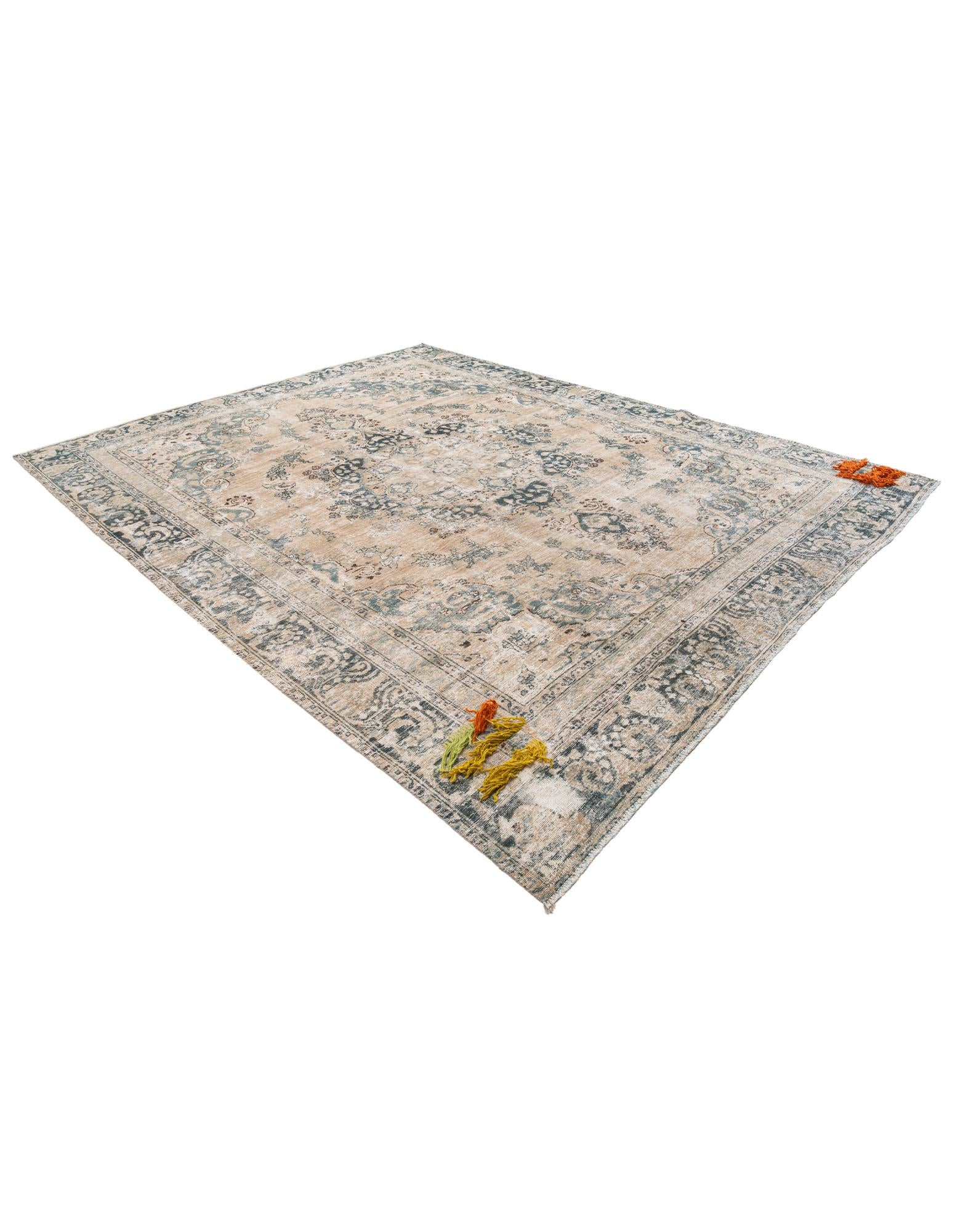 9' x 11' 1 Hand Knotted Ultra Vintage Persian Wool Rug