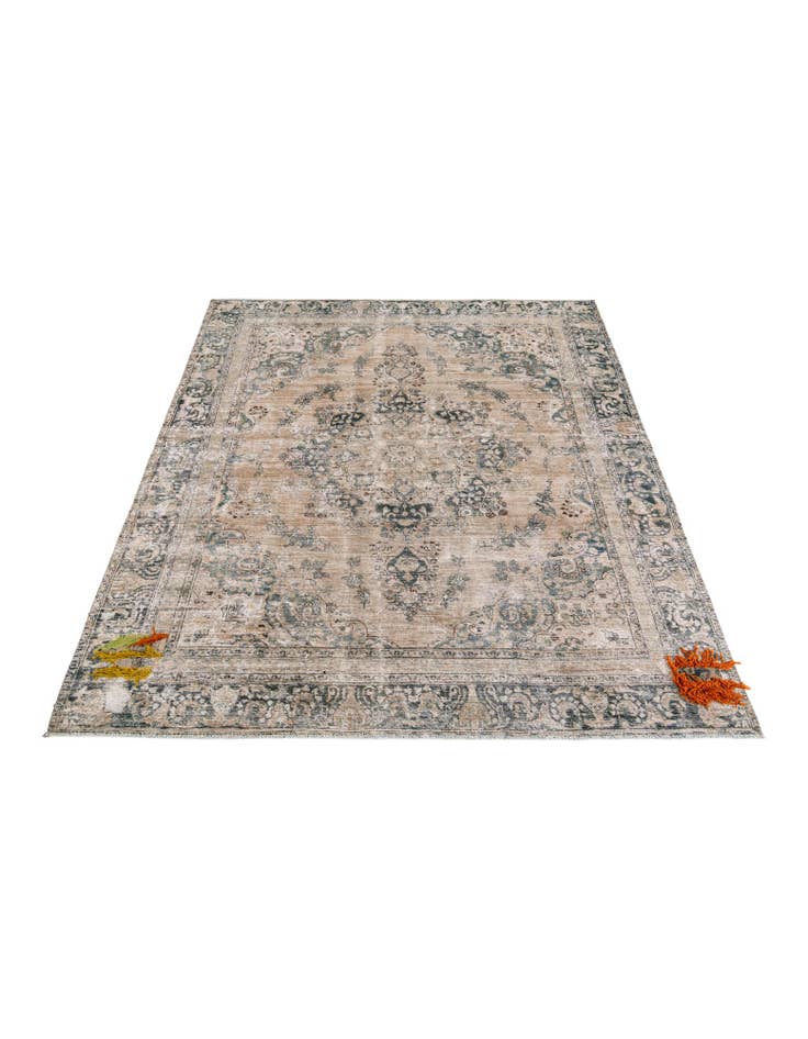 Detail image of 9' x 11' 1 Hand Knotted Ultra Vintage Persian Wool Rug