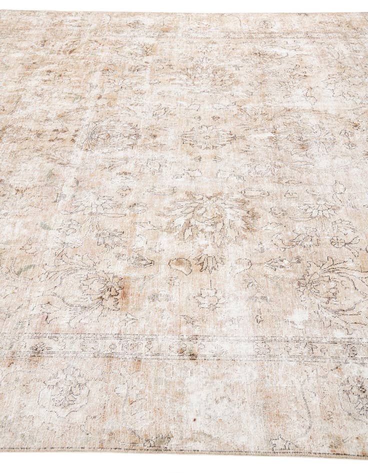 Detail image of 8' 4 x 11' 2  Hand Knotted Ultra Vintage Persian Wool Rug