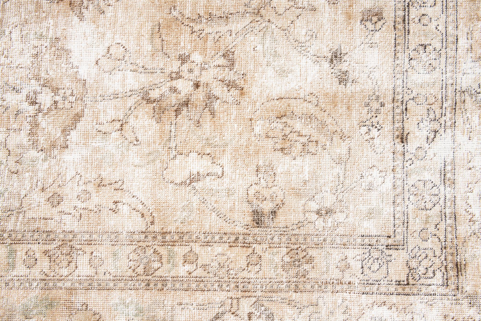 8' 4 x 11' 2 Hand Knotted Ultra Vintage Persian Wool Rug