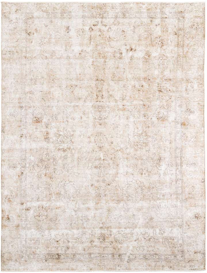 8' 4 x 11' 2 Hand Knotted Ultra Vintage Persian Wool Rug