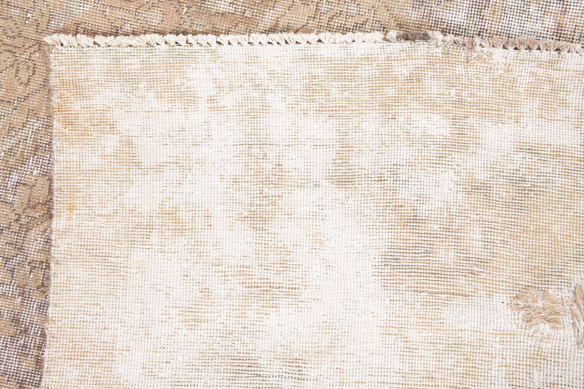 8' x 11' Hand Knotted Ultra Vintage Persian Wool Rug