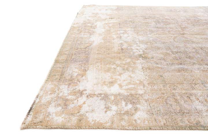 8' x 11' Hand Knotted Ultra Vintage Persian Wool Rug