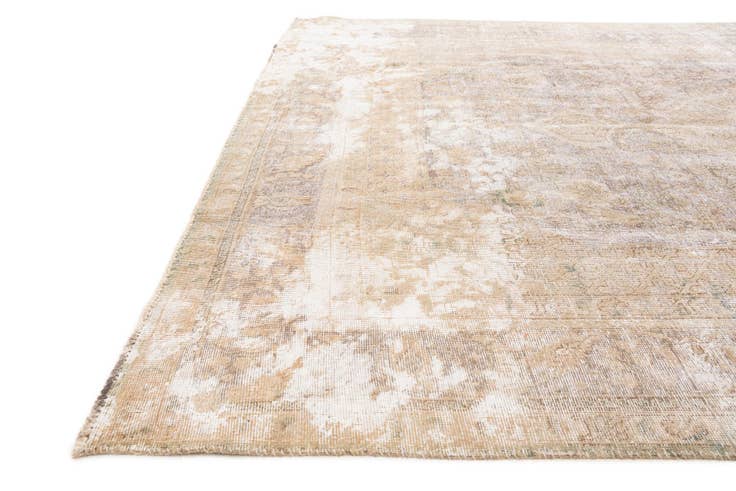 Detail image of 8' x 11' Hand Knotted Ultra Vintage Persian Wool Rug