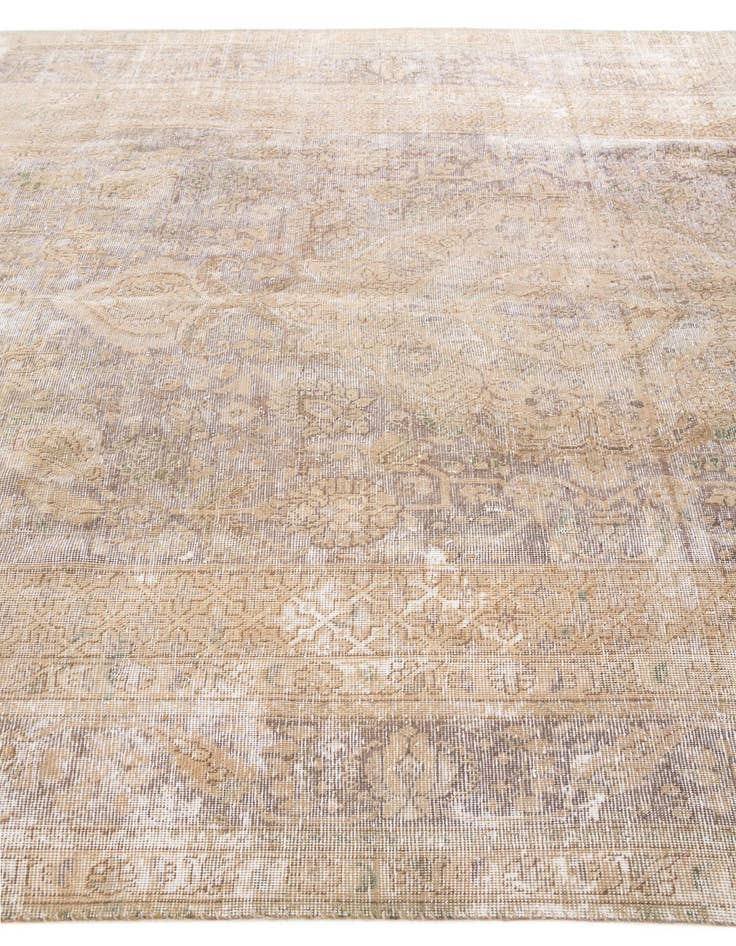 Detail image of 8' x 11'  Hand Knotted Ultra Vintage Persian Wool Rug