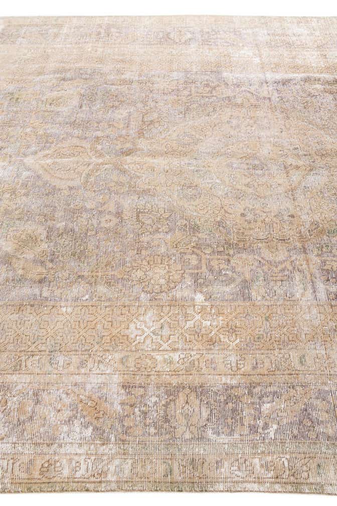 8' x 11' Hand Knotted Ultra Vintage Persian Wool Rug