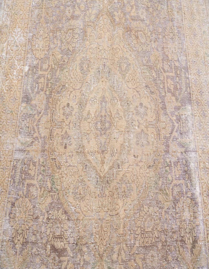 Detail image of 8' x 11'  Hand Knotted Ultra Vintage Persian Wool Rug