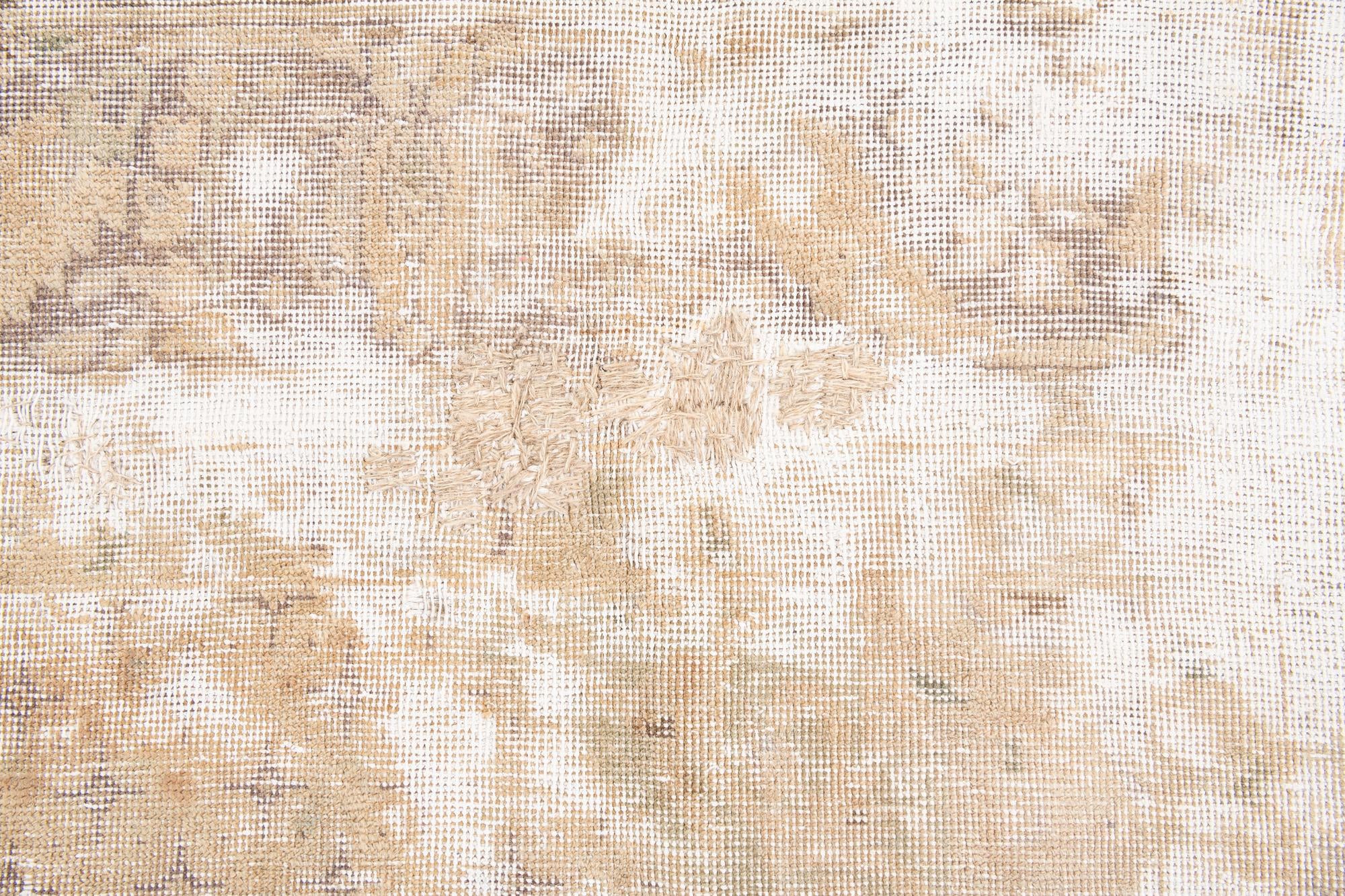 8' x 11' Hand Knotted Ultra Vintage Persian Wool Rug