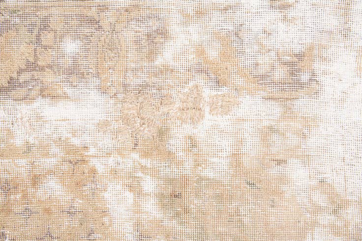 Detail image of 8' x 11' Hand Knotted Ultra Vintage Persian Wool Rug