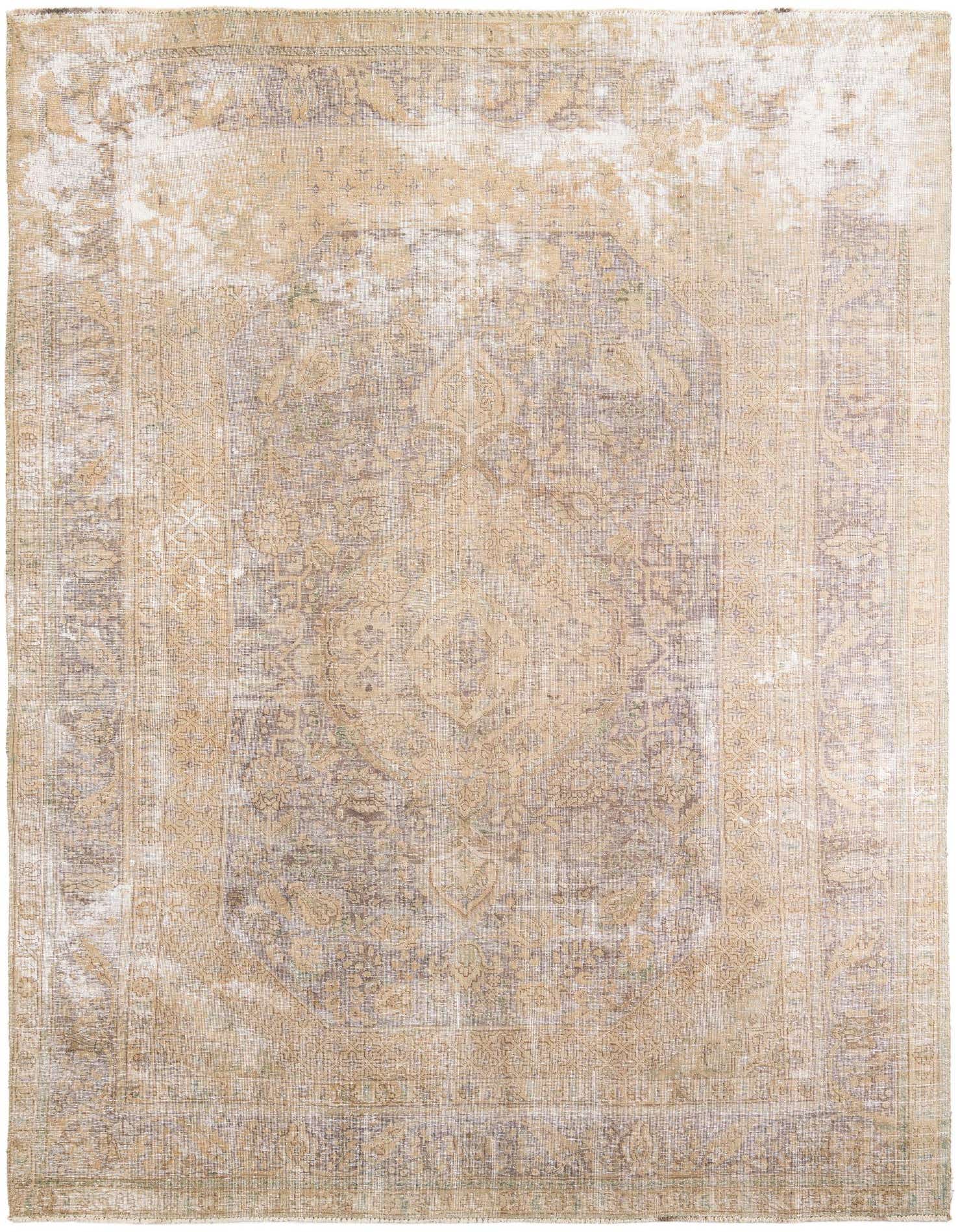 Primary image 8' x 11'  Hand Knotted Ultra Vintage Persian Wool Rug