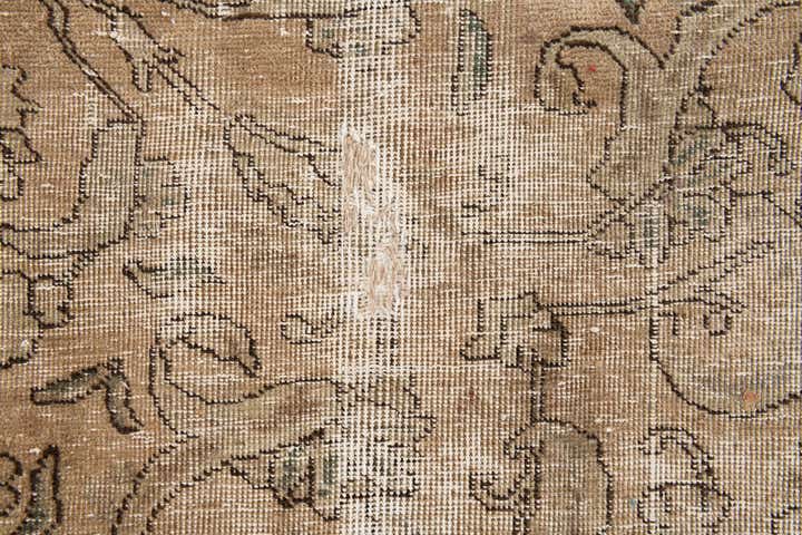 9' 7 x 10' 7 Hand Knotted Ultra Vintage Persian Wool Rug