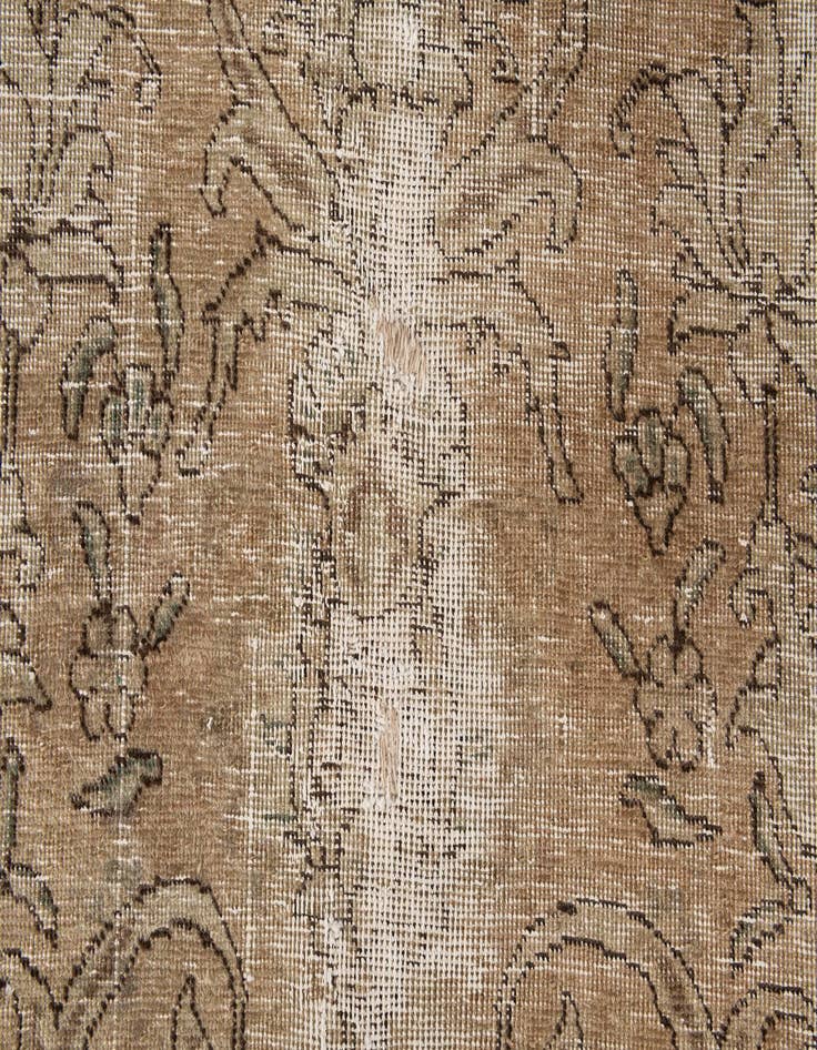Detail image of 9' 7 x 10' 7  Hand Knotted Ultra Vintage Persian Wool Rug