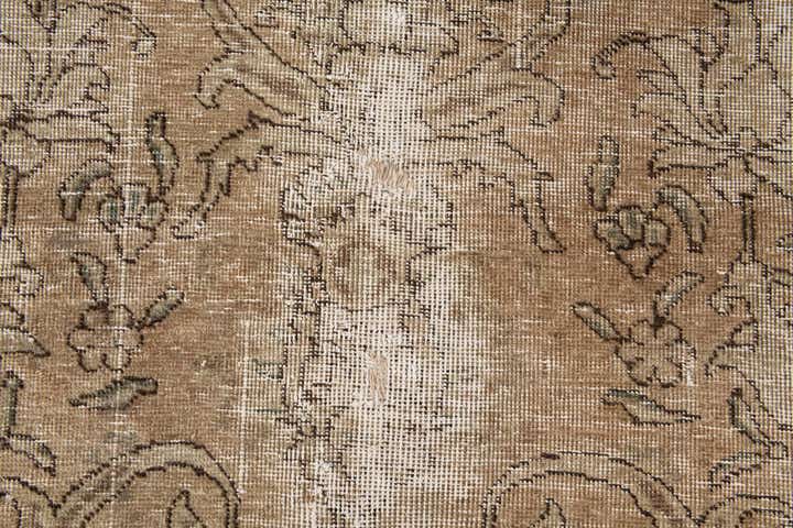 9' 7 x 10' 7 Hand Knotted Ultra Vintage Persian Wool Rug