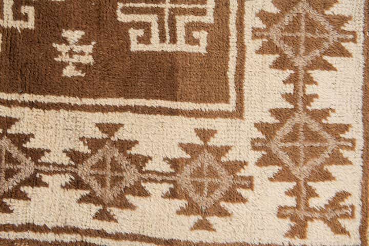 5' 6 x 9' 8 Hand Knotted Ultra Vintage Persian Wool Rug
