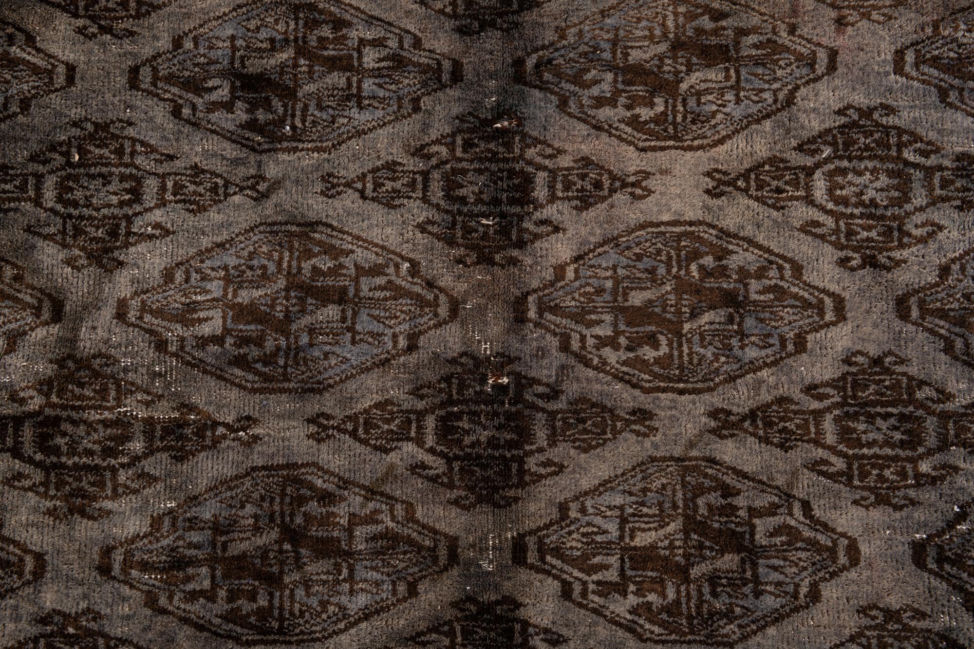 6' 10 x 10' 3 Hand Knotted Ultra Vintage Persian Wool Rug