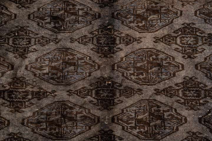 6' 10 x 10' 3 Hand Knotted Ultra Vintage Persian Wool Rug