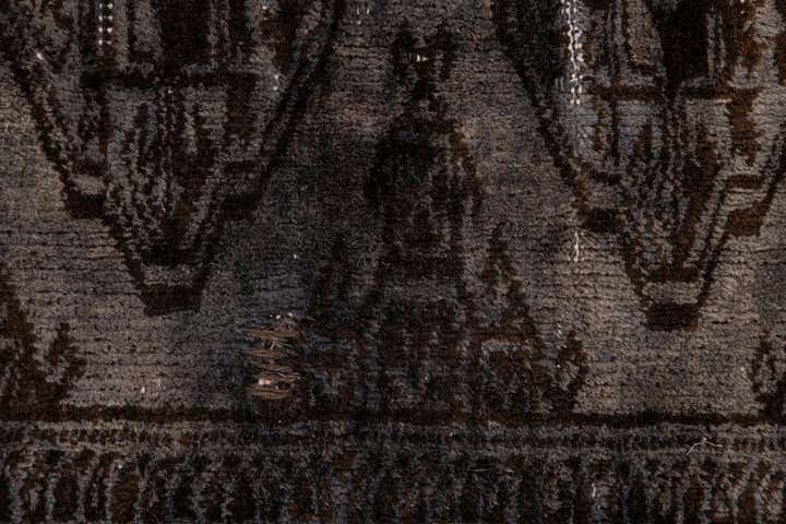 6' 10 x 10' 3 Hand Knotted Ultra Vintage Persian Wool Rug